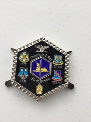 Military badge vintage piece