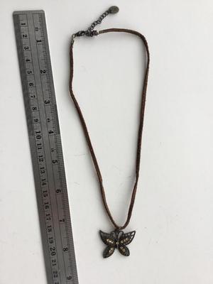 Claire’s butterfly fashion necklace