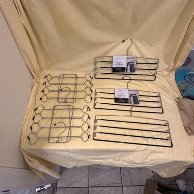 Lot Wire Pants Hangers and Laundry Hangers