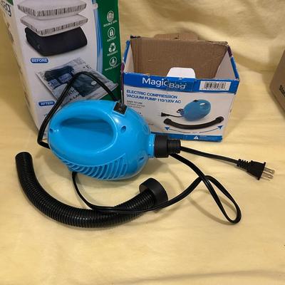 Magic Bag Electric Compression Pump and XL Bags for Storage