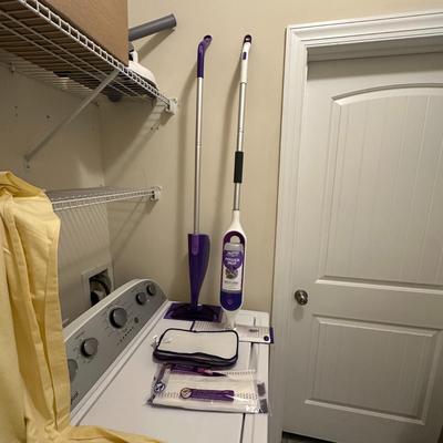 Two Swiffers, Power Mop & Wet Jet, with Extra Pads