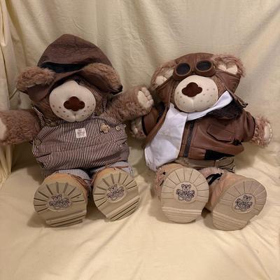 THREE Large Furskins Teddy Bears-2 Boys and a Gal