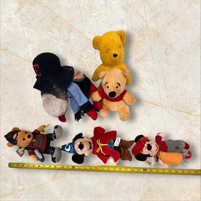 Disney Lot Featuring Eeyore, Mickey, and Pooh