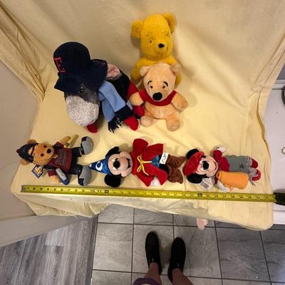 Disney Lot Featuring Eeyore, Mickey, and Pooh