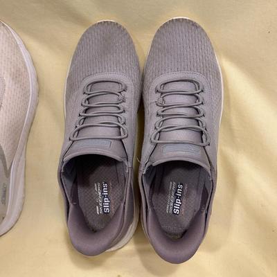 2 pair Skechers Slip-Ins with Memory Foam Sneakers Sz. 10