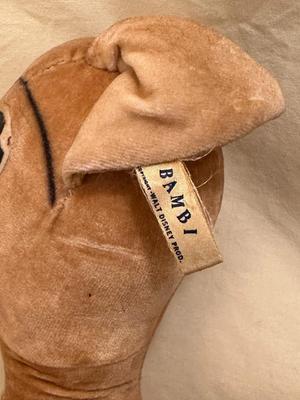Disney Vintage Bambi Stuffed Animal Character Novelty Co. 15" Tall