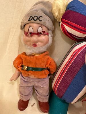 Two Vintage Dolls, "Doc" from Snow White