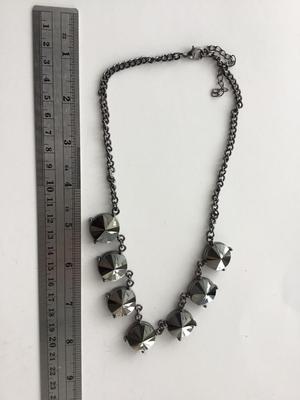 Black statement necklace