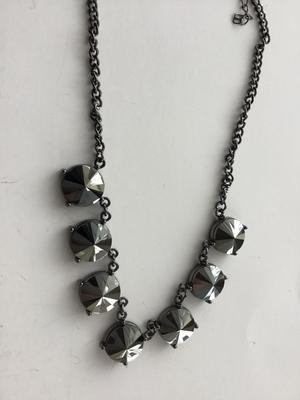 Black statement necklace