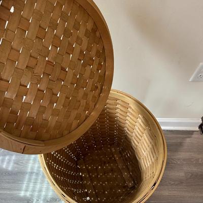 Tall Laundry Hamper Basket with Lid