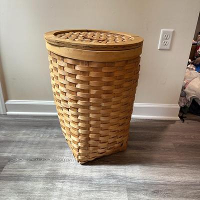 Tall Laundry Hamper Basket with Lid