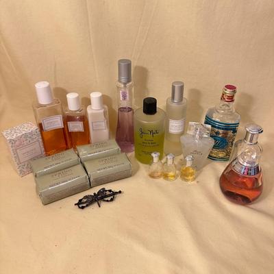 Assorted Perfumes, Bottles, and Soap/Body Care; Crabtree & Evelyn