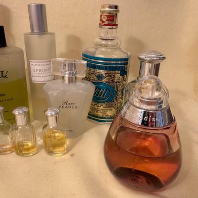 Assorted Perfumes, Bottles, and Soap/Body Care; Crabtree & Evelyn