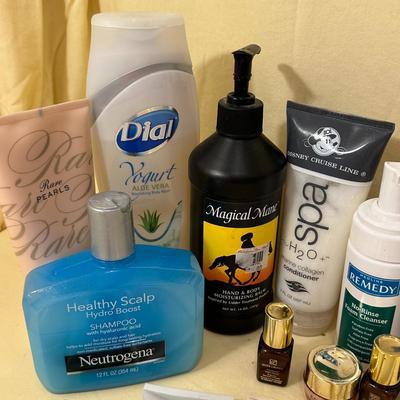Assorted Bathroom Personal Care Items & Blow Dryer (tested/works)