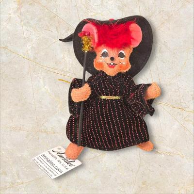 Annalee Vintage Mobilitee Dolls #4 Witchie Mouse, Meredith, NH USA 2000