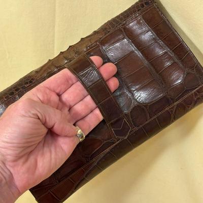 Real Alligator Clutch Handbag - It's Got Claws!