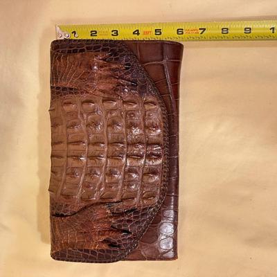Real Alligator Clutch Handbag - It's Got Claws!
