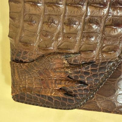 Real Alligator Clutch Handbag - It's Got Claws!