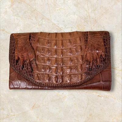 Real Alligator Clutch Handbag - It's Got Claws!
