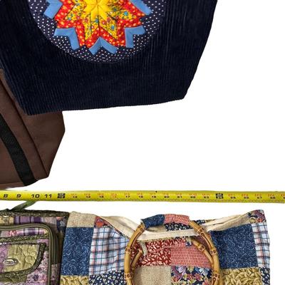 Country Quilted Patterns +The Perfect Pocketbook Handbag Lot of 5