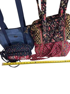 Vera Bradley Lot 4 Handbags & Blue Tote