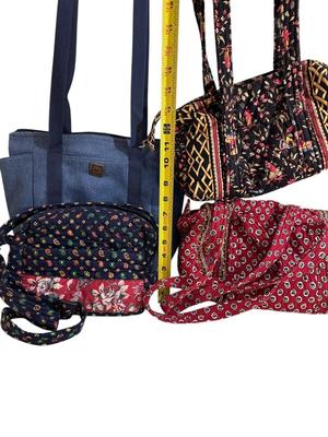 Vera Bradley Lot 4 Handbags & Blue Tote