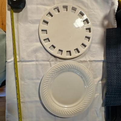 2 Ceramic Plates/Serving Platters