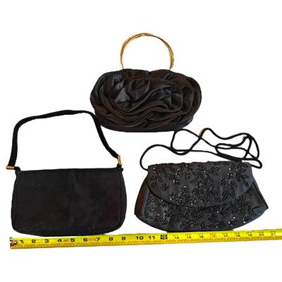 3 Black Clutch Handbags for Evening Wear