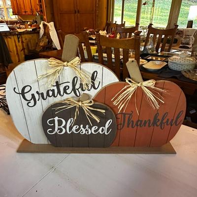 Autumn Decor Tabletop Sign