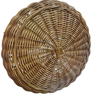 Lot of 4 Baskets, 1 is a Fish, one with Wood Bottom