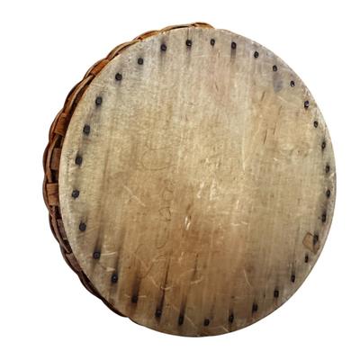 Lot of 4 Baskets, 1 is a Fish, one with Wood Bottom