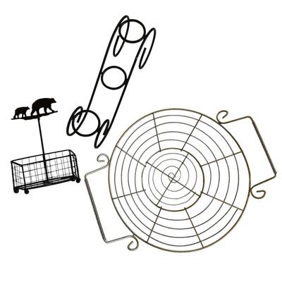 3 Metal Wire Household Items