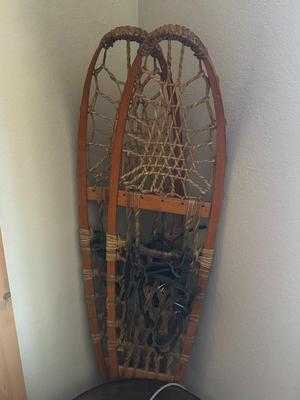 Vintage Wooden Snow Shoes