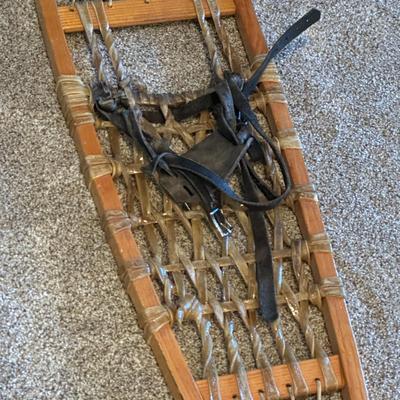 Vintage Wooden Snow Shoes