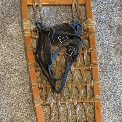 Vintage Wooden Snow Shoes