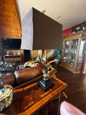 Stag Horn Antler Table Lamp Choice #2