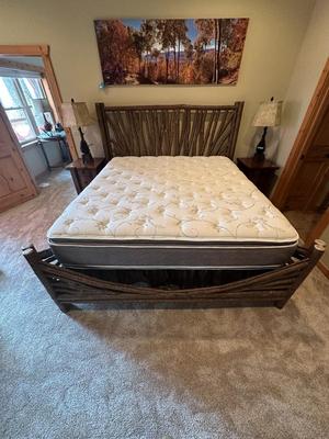 King Log Bed Frame (BR4)