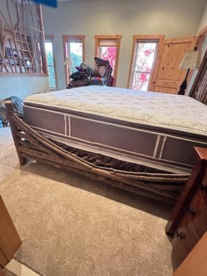 King Log Bed Frame (BR4)