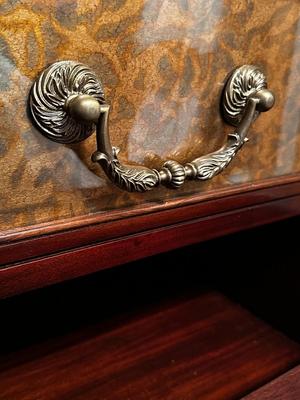 Eglomise Handcrafted 3 Drawer Dresser by Theodore Alexander (BR2)