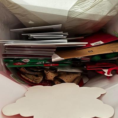 Large Bag of Christmas Wrapping Materials