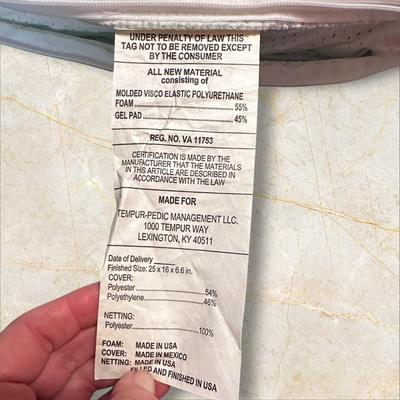 Tempur-pedic Pillow, Queen (No Case)