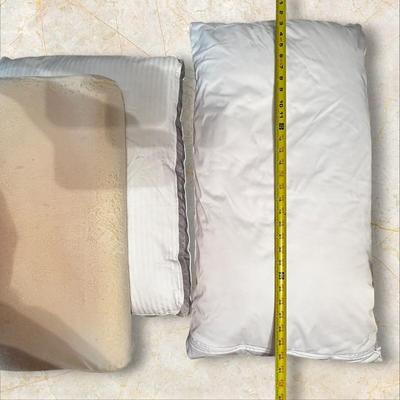 Set of 3 Mixed Brand Bed Pillows