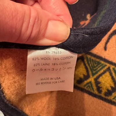 Pendleton Wool Elk/Moose Cabin Mountain Blanket #1