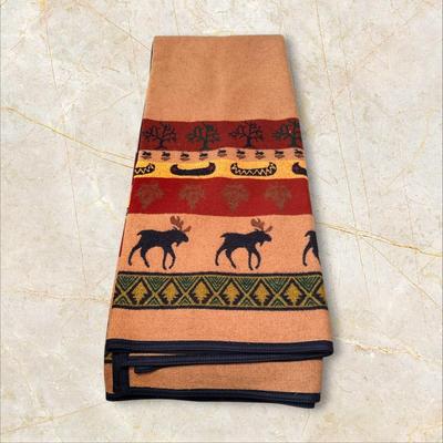 Pendleton Wool Elk/Moose Cabin Mountain Blanket #1