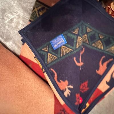 Pendleton Wool Elk/Moose Cabin Mountain Blanket #2