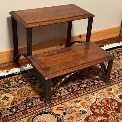 Heavy Solid Wood Bedside Stepstool