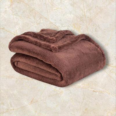 Soft Brown Throw Blanket