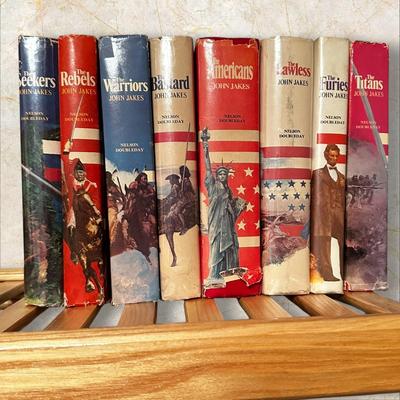 Set of John Jakes Hardback Books