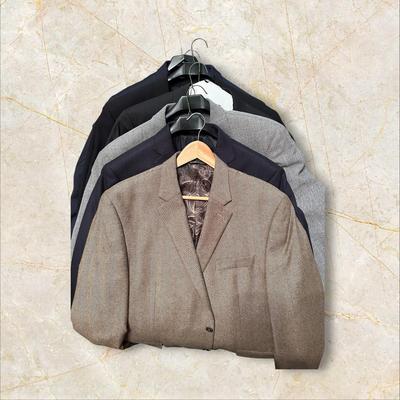 Lot of 5 Mens Suit Jackets
