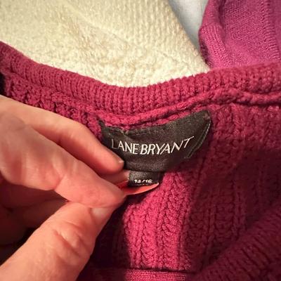 4 Lightweight Womens Sweaters - Lane Bryant 14/16/1X